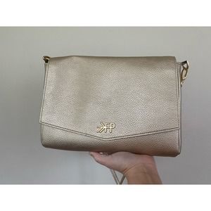 Freshly Picked gold crossbody/ clutch option purse